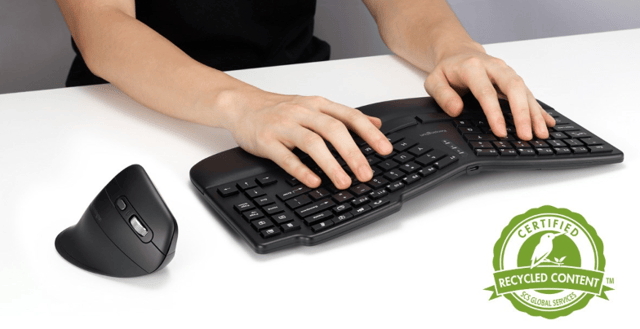 Kensington Achieves Recycled Content Certification for Popular Mice, Keyboards, and Trackballs